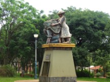 Park at Gobernador Ingeniero, Argentina.