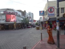 Main street in Paysandu, Uruguay.