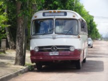 Mercedes bus in San Javier, Uruguay.
