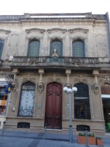 Building near main square of Mercedes, Uruguay.