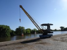 Staem Engine Crane in Carmelo, Uruguay.