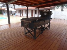 Antique at hotel where Ted stayed in Punta del Este, Uruguay.