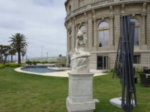 Statue in front of Casino near Montevideo, Uruguay.