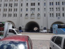 Cruise boat entry building in Montevideo, Uruguay.