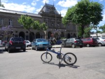Train station in Montevideo, Uruguay.