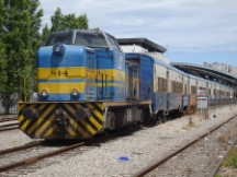 Train in Montevideo, Uruguay.