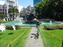 Fountain in Montevideo, Uruguay.