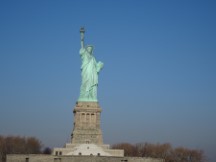 Statue of liberty near New York City.