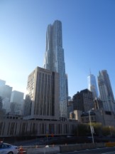 New York City skyline. 