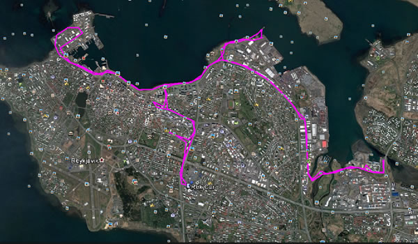 Day 3, Monday, May 9, 2016 – Cycling Track -Reykjavik, Iceland