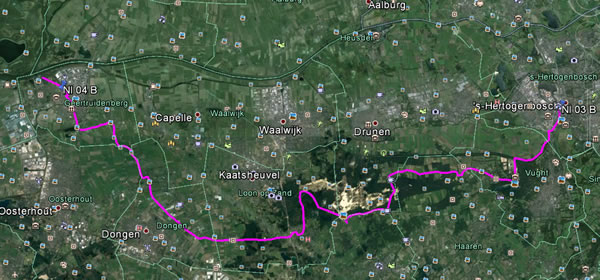 Day 11, Tuesday, May 17, 2016 - Cycling Track - Den Bosch, Netherlands to Geertruidenberg, Netherlands.