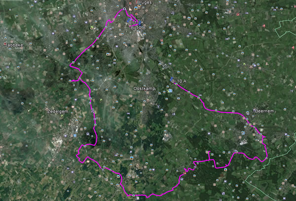 Day 18, Tuesday, May 24, 2016 – Cycling Track - Moerbrugge, Belgium to Bruges, Belgium