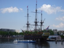 Amsterdam – Boat across cannel from Nemo Science museum