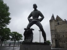 Belgium – Statue in Antwerp
