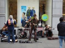 Belgium – Band on Meir Road in Antwerp.
