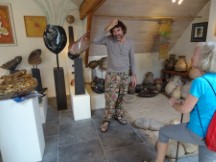 Belgium – Artist in his house/ gallery.