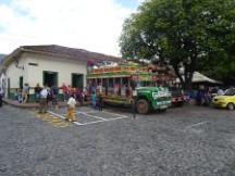 Bus in Santa Fe De Antioquia, Colombia.