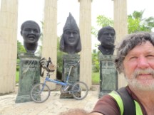 Ted with his bike at Apolo Park in Cartagena, Colombia.