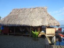 Accommodation on our trip’s second night on the largest San Blas Island village we visited in Panama. 