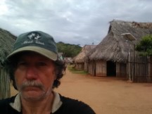 Ted in Kuna Village of the largest San Blas Island, Panama.