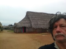 Ted in Kuna Village of the largest San Blas Island, Panama.