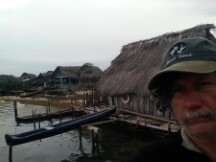 Ted in Kuna Village of the largest San Blas Island, Panama.