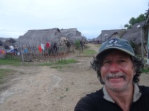 Ted in Kuna Village of San Blas Island.