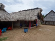 Accommodations on the largest San Blas Island, Panama.