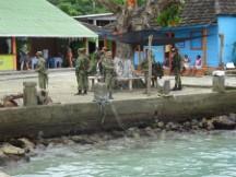 Security in in Sapzurro, Colombia.
