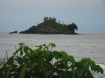 Island seen on hike from Capurgana to La Coquerita, Colombia.