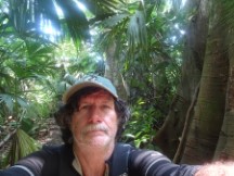 Ted on trail to falls near Sapzurro, Colombia.