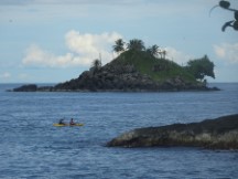 Island seen from trail to La Coquerita near Capurgana, Colombia.