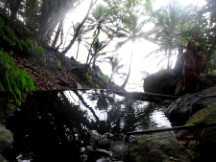 Soaking pool at La Coquerits, Colombia.