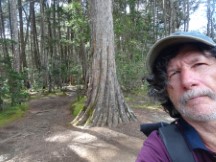 Ted near trail at Arvi Park near Medellin, Colombia.