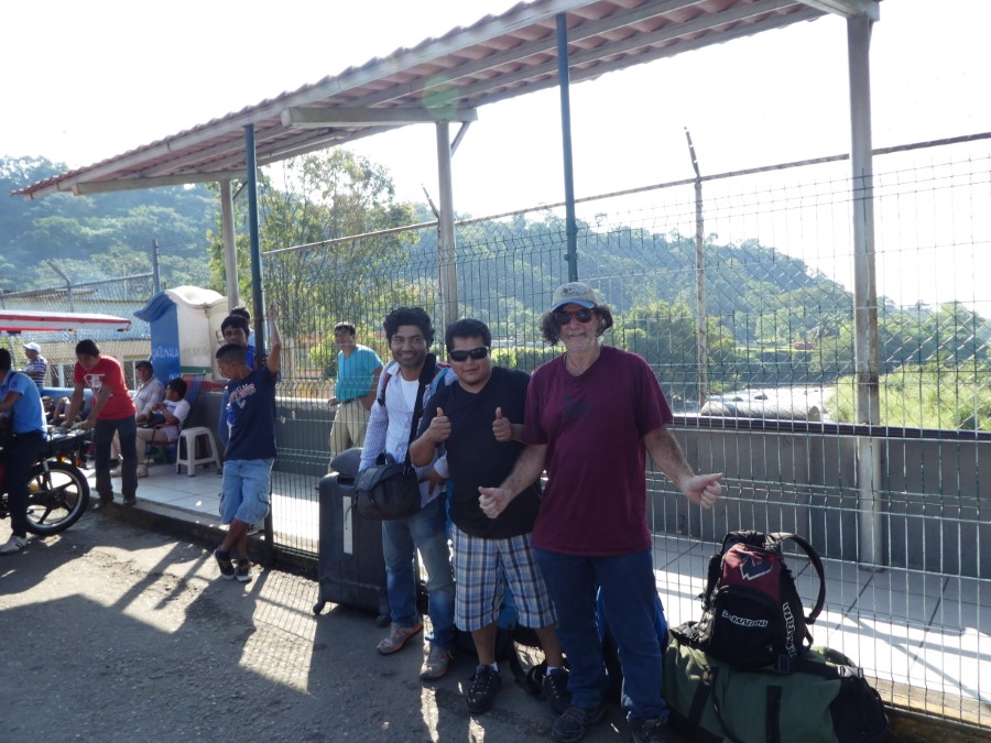 Ted at Mexico/ Guatemala border.