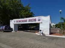 Motorcycle show in Santa Cruz Huatulco, Mexico.