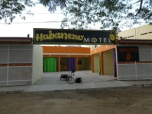 Ted’s bike in front of the motel where Ted stayed at in Barra Copalita, Mexico.