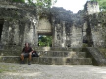 Ted at Tikal National Park, Guatemala.