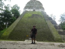 Ted at Tikal National Park, Guatemala.