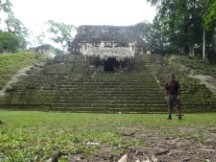 Ted at Tikal National Park, Guatemala.