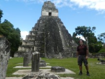 Ted at Tikal National Park, Guatemala.