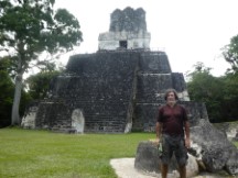 Ted at Tikal National Park, Guatemala.