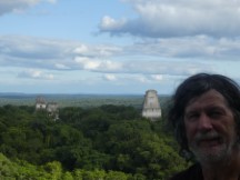 Ted at Tikal National Park, Guatemala.