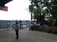 Port at Livingston, Guatemala.