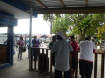 Port at Livingston, Guatemala.