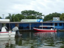 Port at Livingston, Guatemala.