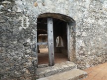 Castillo De San Felipe on the shore of Lago De Izabal near Rio Dulce, Guatemala.