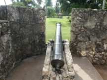 Castillo De San Felipe on the shore of Lago De Izabal near Rio Dulce, Guatemala.