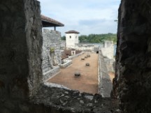 Castillo De San Felipe on the shore of Lago De Izabal near Rio Dulce, Guatemala.