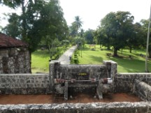 Castillo De San Felipe on the shore of Lago De Izabal near Rio Dulce, Guatemala.